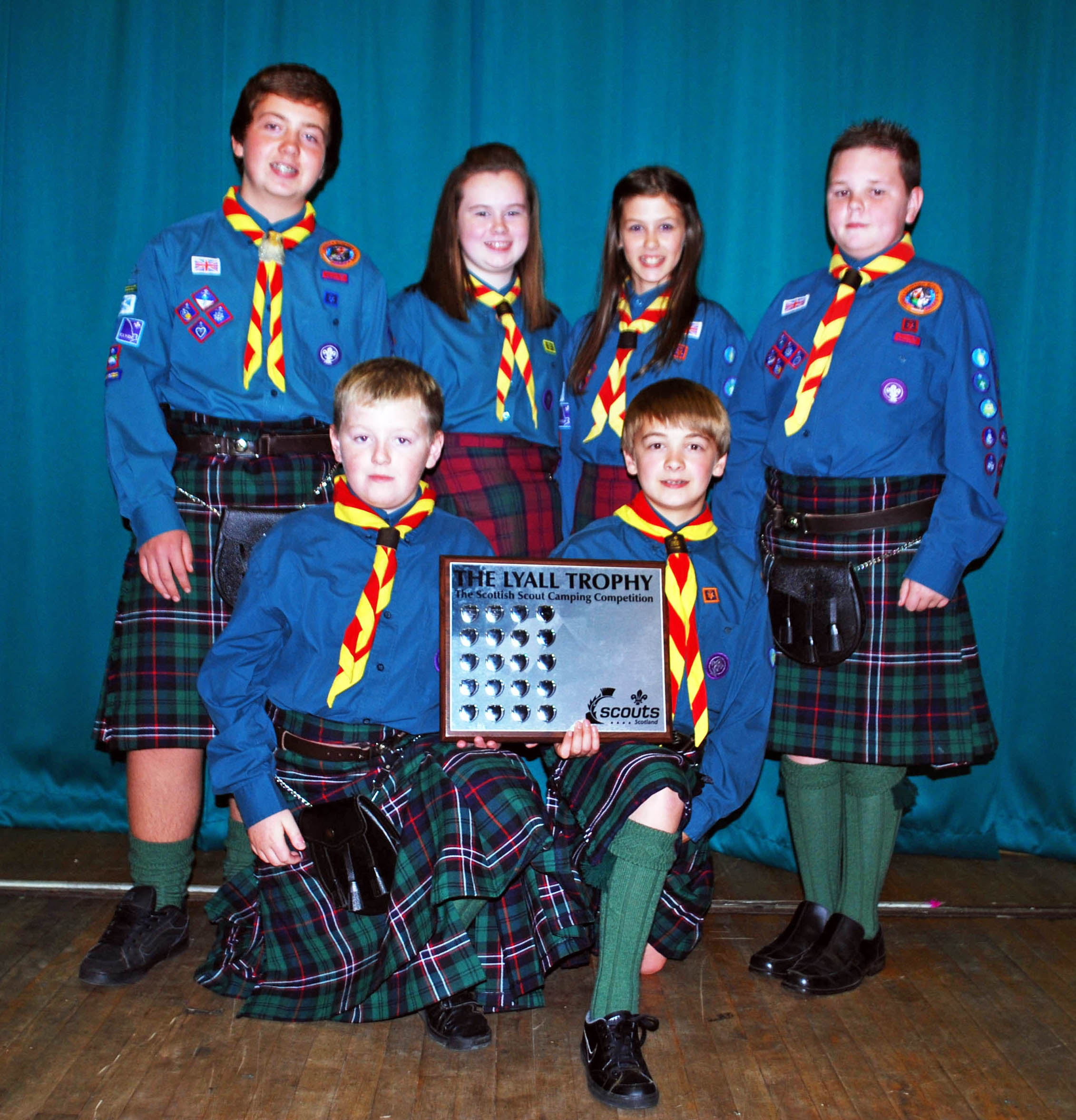 Winners of the 2011 Blacks of Greenock National Camping Competition