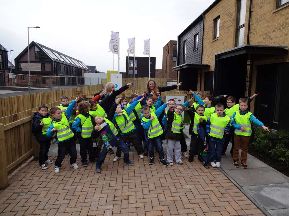 Beavers visit Athletes Village