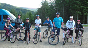 Carluke Scouts go Mountain Biking