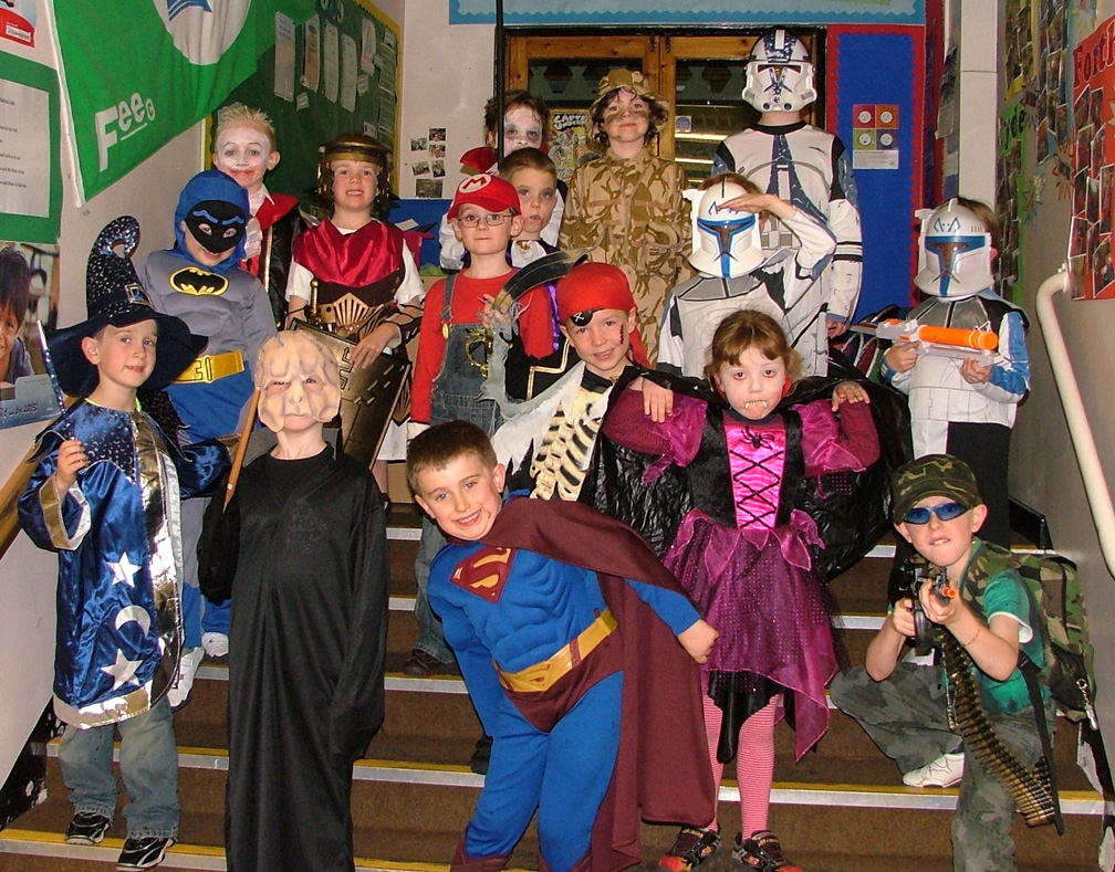 Mossneuk Beavers enjoying Halloween